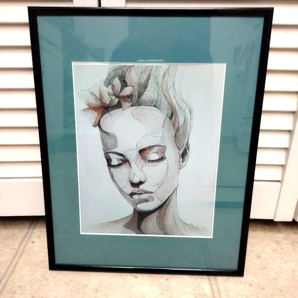 "Nostalgic" Watercolor art by Polish Artist (print) - Picture 2 of 3
